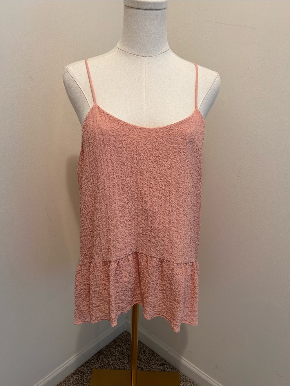 dRA peplum tank top